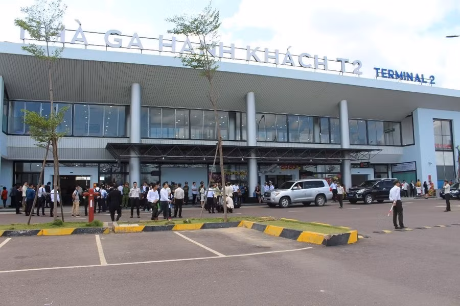  Nhà hành khách tại sân bay Phù Cát. Ảnh: Hoài Luân 