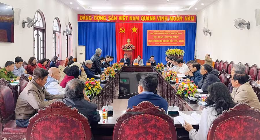  &nbsp;Quang cảnh buổi hội thảo. Ảnh: Bá Bính