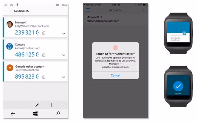 Sự thay đổi sắp tới của Apple buộc Microsoft phải rút ứng dụng Authenticator khỏi Apple Watch. Ảnh: Chụp màn hình