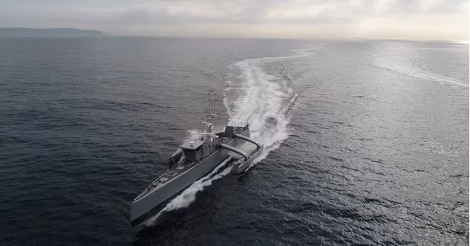 Khí tài không người lái Sea Hunter mở đầu nỗ lực của hải quân Mỹ phát triển một hạm đội tàu không người lái U.S. DEFENSE ADVANCED RESEARCH PROJECTS AGENCY