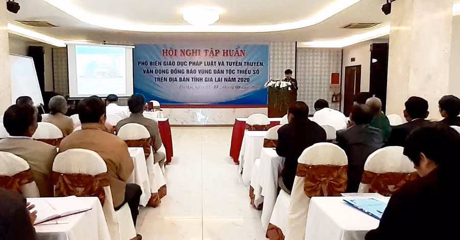  Toàn cảnh lớp tập huấn. Ảnh: Hải Lê