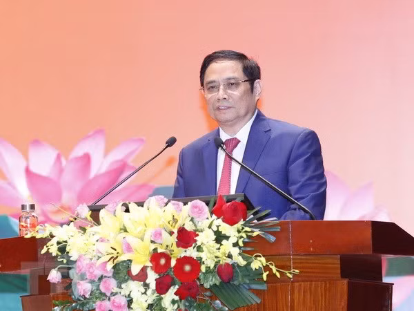 Ông Phạm Minh Chính, Ủy viên Bộ Chính trị, Bí thư Trung ương Đảng, Trưởng Ban Tổ chức Trung ương. (Ảnh: Doãn Tấn/TTXVN)