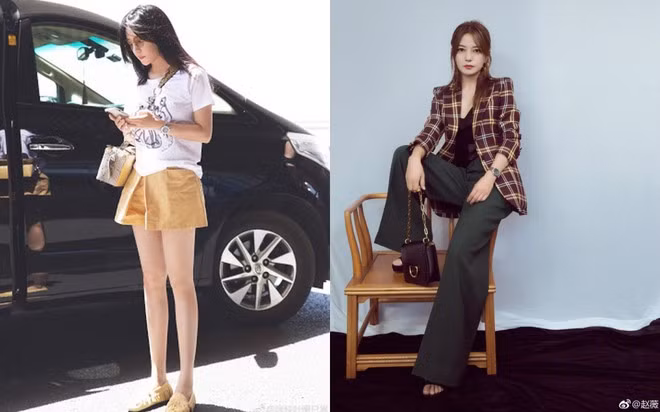 Triệu Vy lấy lại cân nặng chuẩn, khoe nhan sắc xinh đẹp ở tuổi 44 ẢNH: WEIBO NV