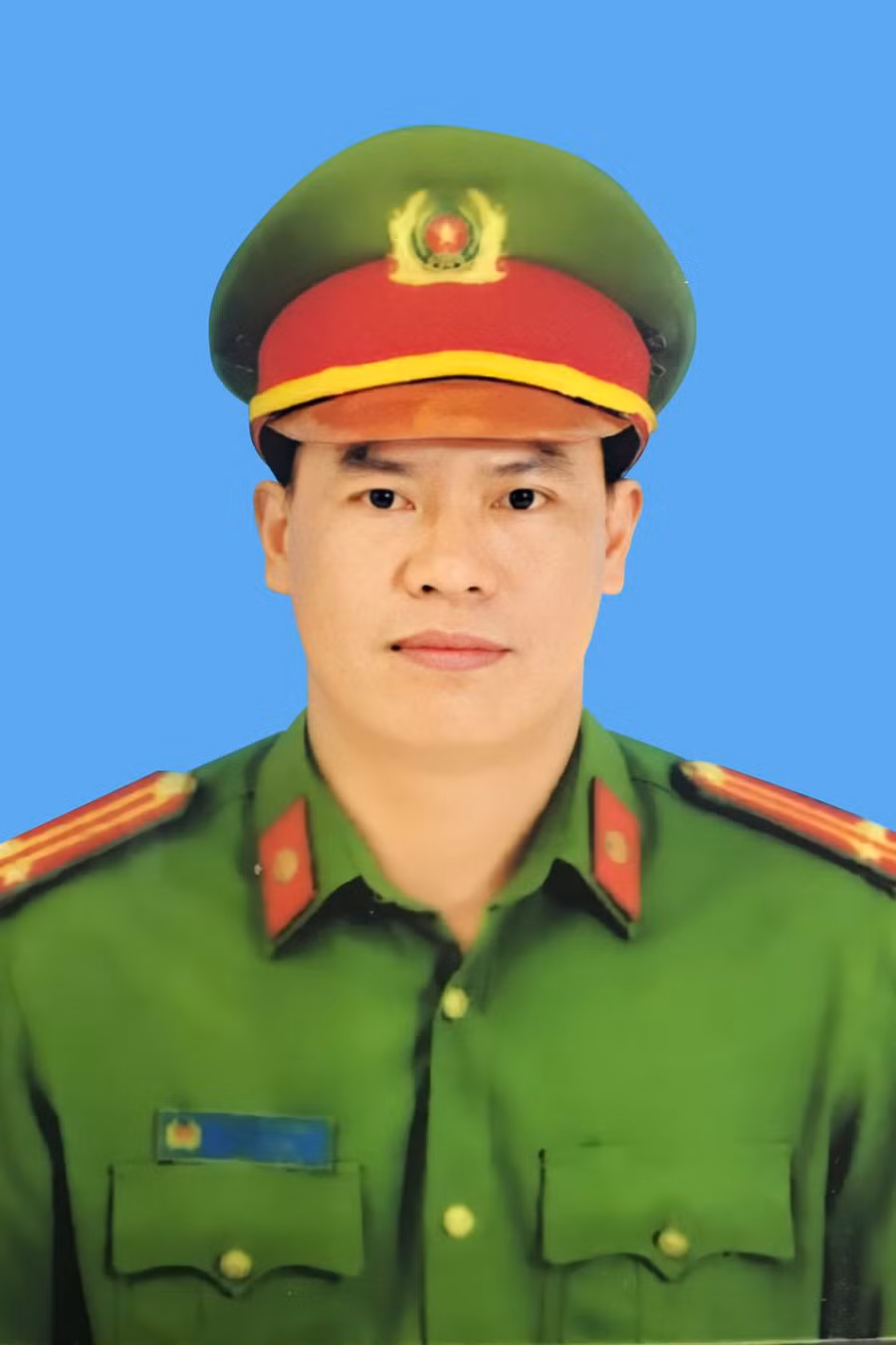 Trung tá Bùi Văn Trung. Ảnh: Đỗ Doanh