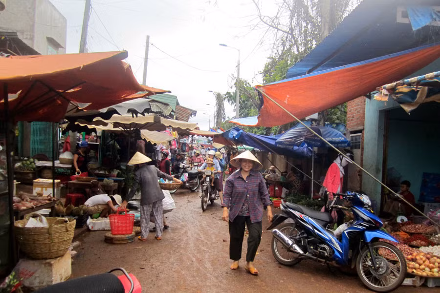 Một góc chợ phía Nam. Ảnh: H.S Một góc chợ phía Nam. Ảnh: H.S