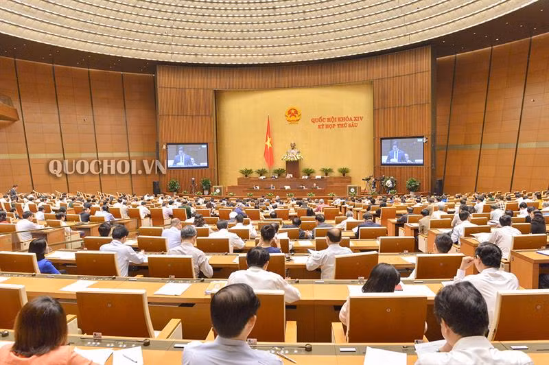 Toàn cảnh phiên họp. Ảnh: quochoi.vn