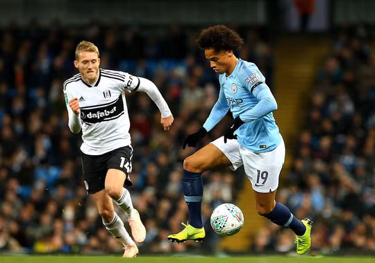  Leroy Sane có màn trình diễn ấn tượng trước Fulham