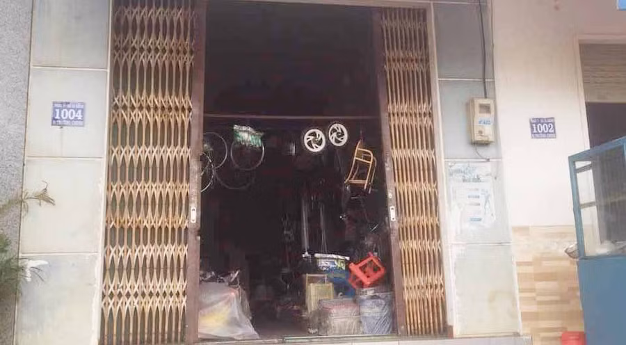 Hiện trường vụ việc. Ảnh Nguyễn Tú