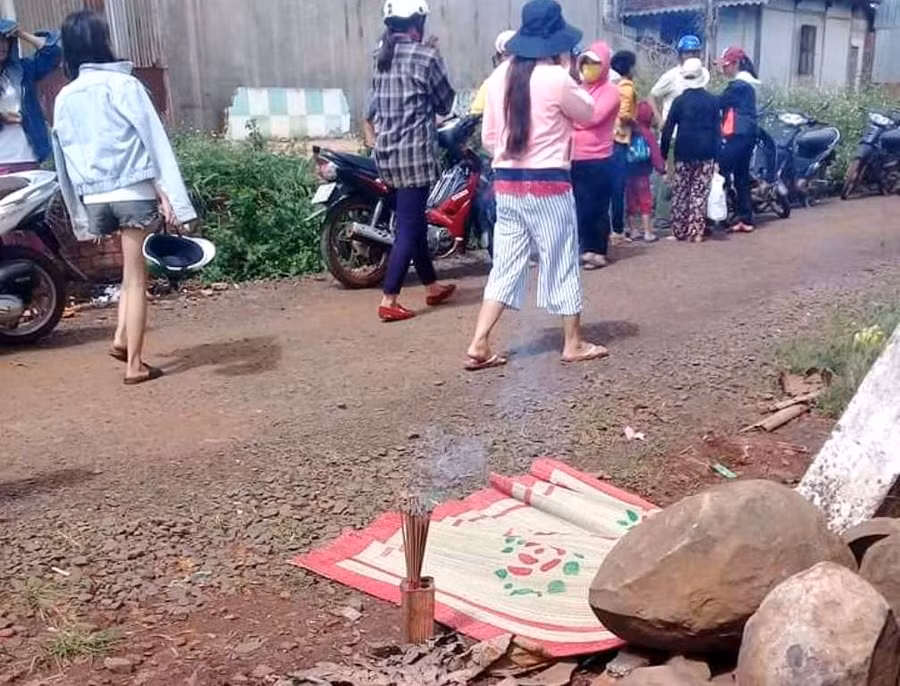 Hiện trường xảy ra vụ việc