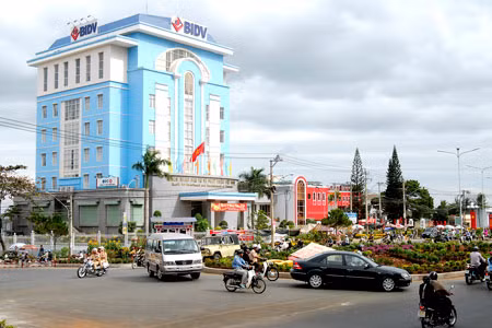 Một góc TP. Pleiku. Ảnh: K.N.B.
