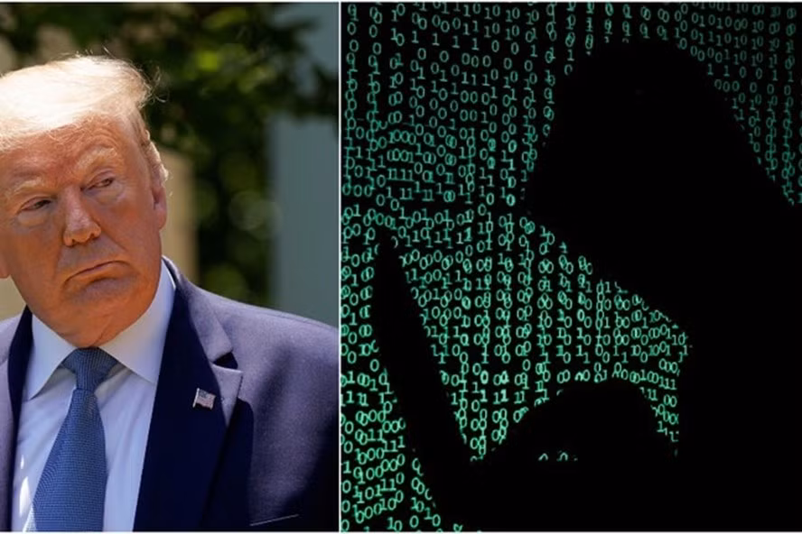  Tin tặc dọa tung tin bất lợi cho Tổng thống Donald Trump. Ảnh: Reuters
