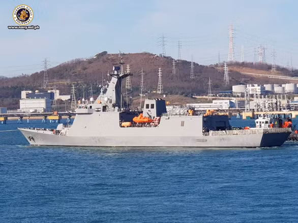 Tàu khinh hạm tên lửa BRP Jose Rizal - Ảnh: HẢI QUÂN PHILIPPINES