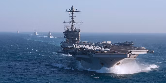 Tàu USS Harry S. Truman. Ảnh: Hải quân Mỹ