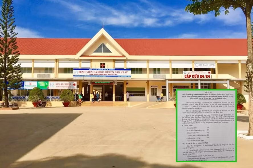 Trung tâm y tế huyện Đắk R’lấp (Đắk Nông) bị phát hiện ký nhiều quyết định bổ nhiệm trái quy định. Ảnh: Hữu Long