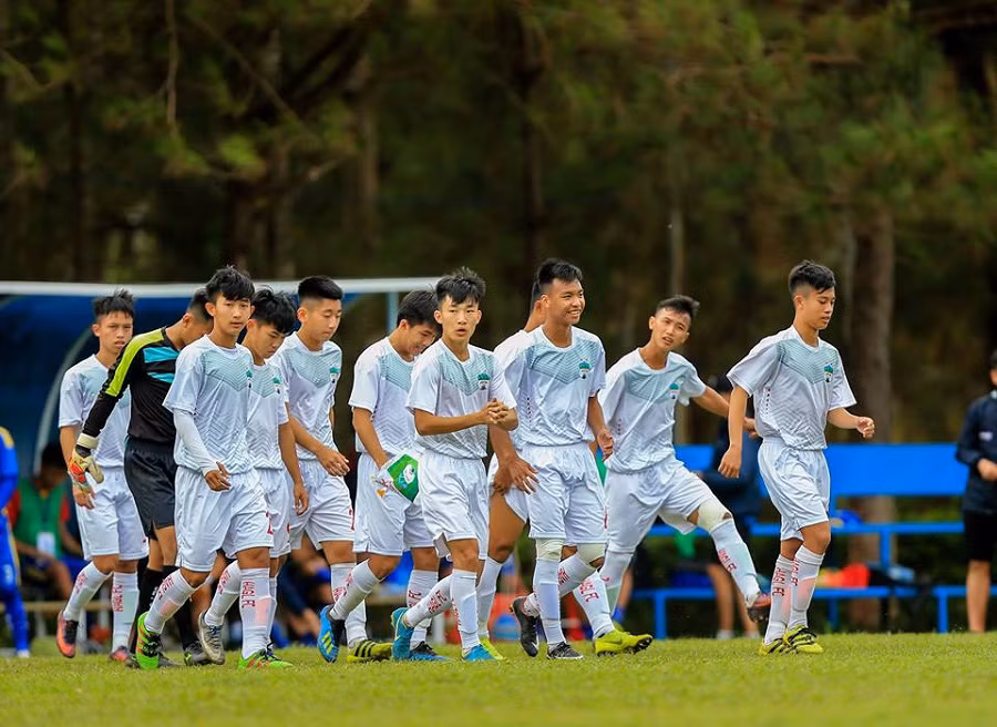 Các cầu thủ U19 HAGL ghi dấu ấn tại vòng loại U19 QG 2020.