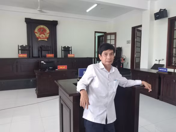  Ông Phước trước phiên tòa phúc thẩm - Ảnh: DVT