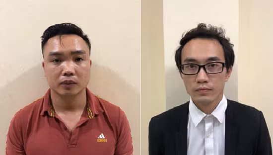 Đối tượng Hoàng Quốc Long và Võ Văn Tuấn.