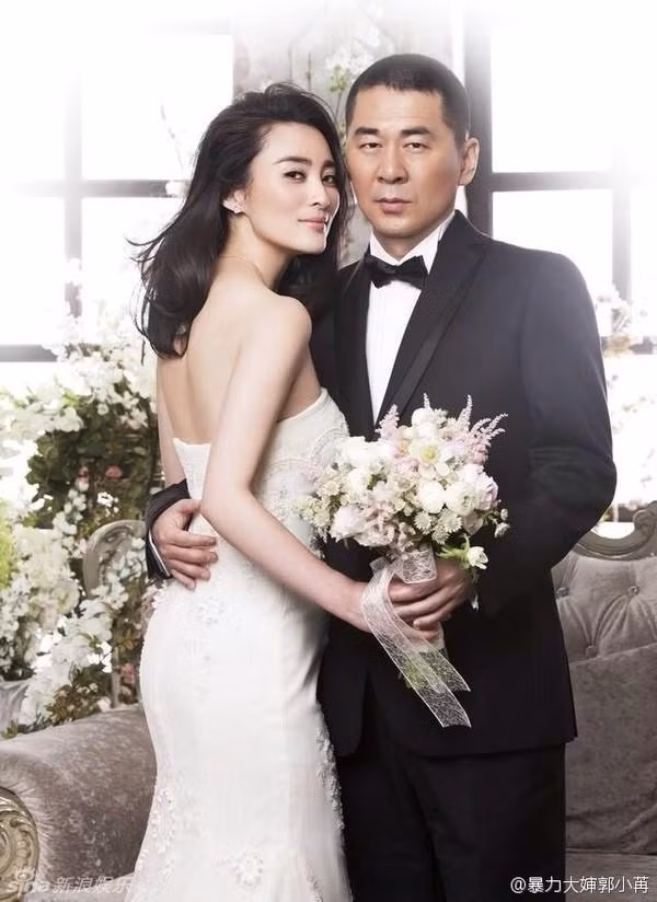 Năm 2006 mỹ nhân Tưởng Cần Cần kết hôn với Trần Kiến Bân. Ảnh: Weibo