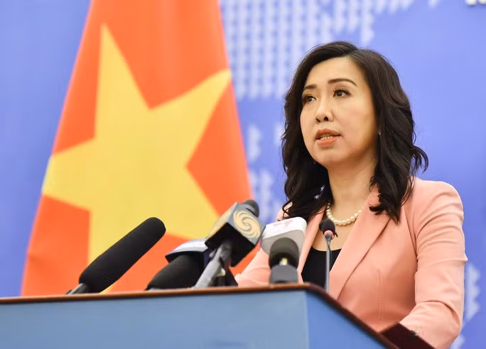 Người phát ngôn Bộ Ngoại giao Lê Thị Thu Hằng. Người phát ngôn Bộ Ngoại giao Lê Thị Thu Hằng