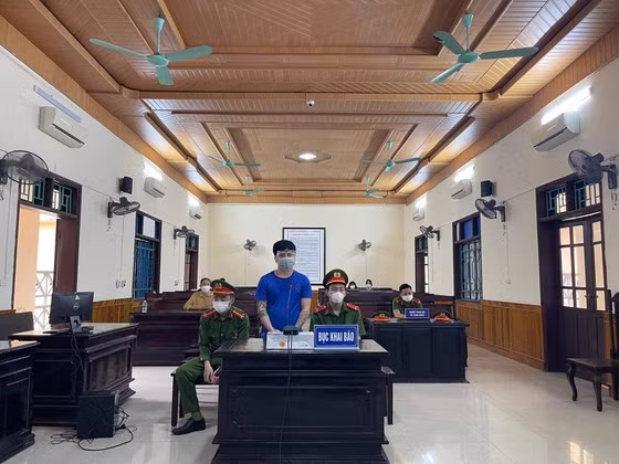 Bị cáo Phạm Minh Đức tại phiên tòa Bị cáo Phạm Minh Đức tại phiên tòa