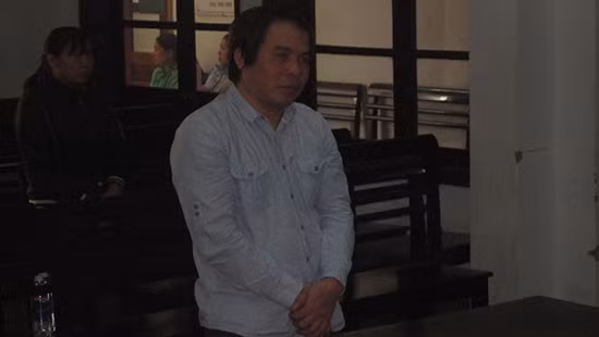 Bị cáo Quang tại phiên tòa.
