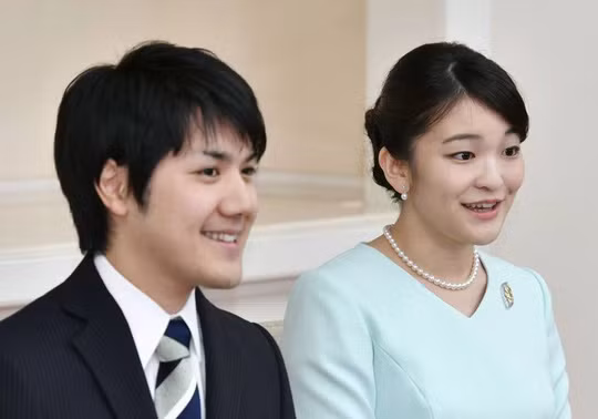 Công chúa Nhật Bản Mako và chồng sắp cưới Kei Komuro. Ảnh: Kyodo