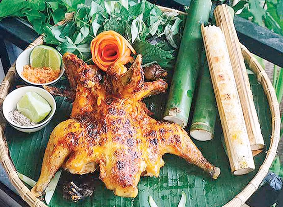  Muối chấm luôn thường trực trong những bữa ăn của người dân Jrai. Ảnh: K.T
