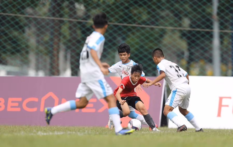 U.13 Kawasaki Frontale Dream Team cũng có chiến thắng trận ra quân. Ảnh: Hà Phương