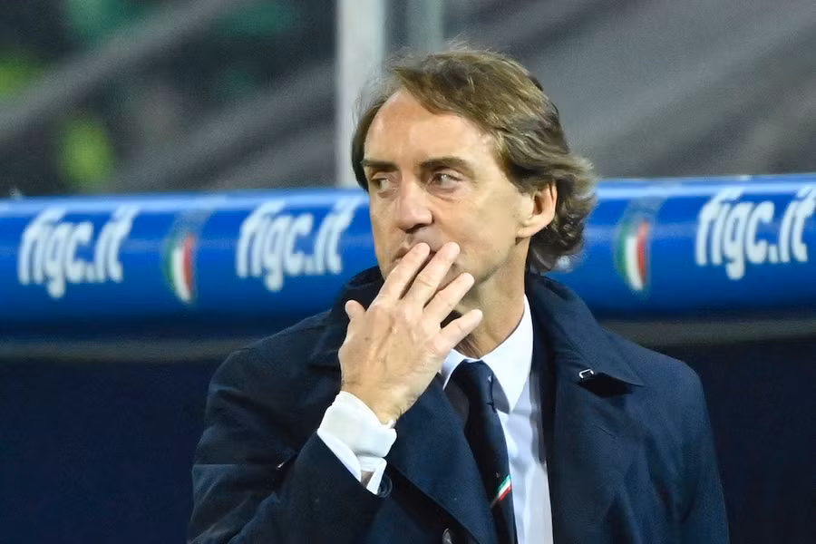 HLV Mancini không hiểu vì sao tuyển Ý lại bỏ lỡ World Cup 2022. Ảnh: AFP
