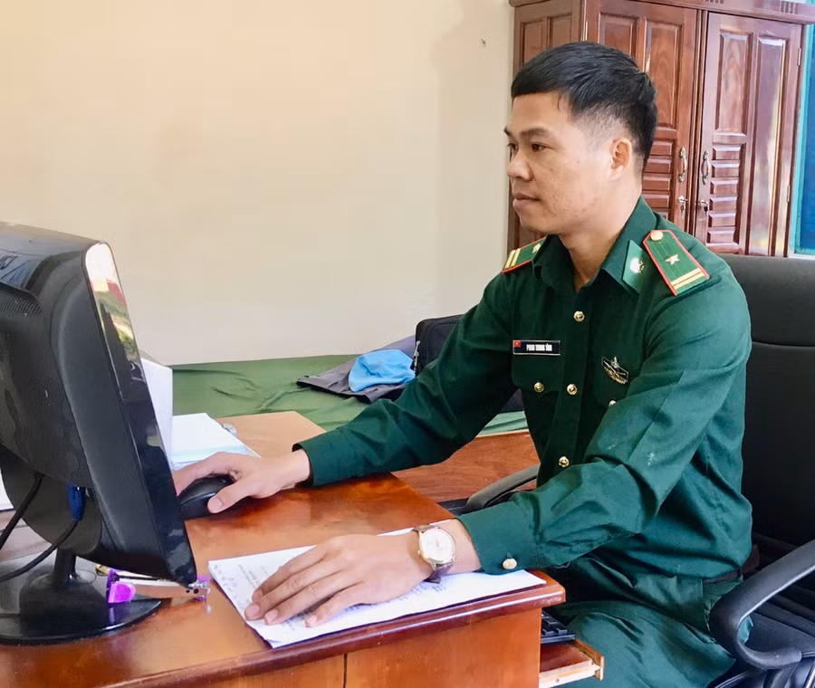  Thiếu tá Phan Trung Tình. Ảnh Phan Lài