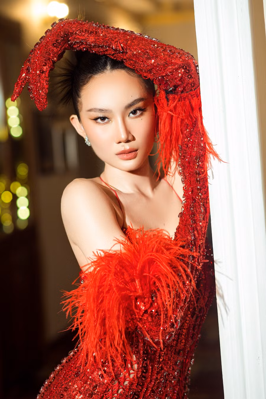 Dù có thế mạnh về nhảy múa song Hoàng Mỹ An vẫn nỗ lực theo đuổi con đường ca hát chuyên nghiệp. Ảnh: NVCC