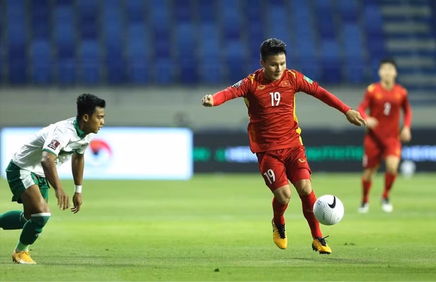 Quang Hải là trụ cột không thể thiếu của đội tuyển Việt Nam trong nhiều năm qua. Ảnh: Trung Thu