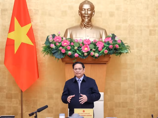 Thủ tướng kết luận cuộc họp. Ảnh: Nhật Bắc