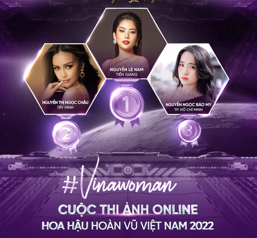 Top 3 cuộc thi ảnh online vừa được công bố. Ảnh: BTC