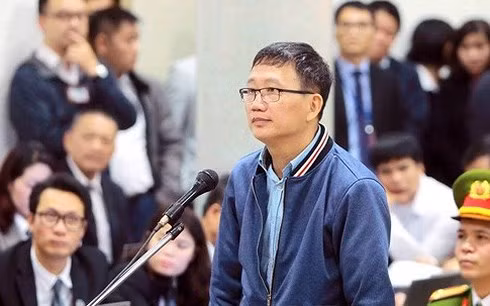 Bị cáo Trịnh Xuân Thanh.