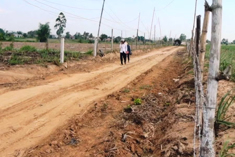  Sự chung tay đóng góp của bà con trong thôn Tân Hội đã giúp các tuyến đường giao thông nông thôn được mở rộng, cứng hóa. Ảnh: H.T