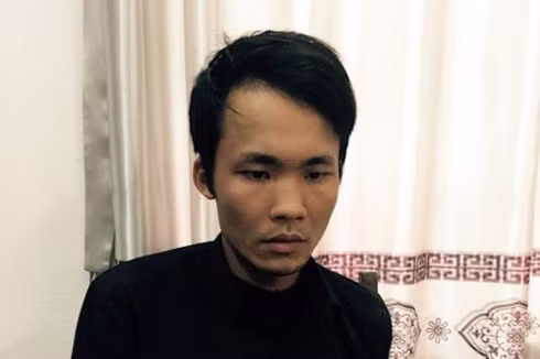 Ngô Thanh Quang tại cơ quan điều tra.