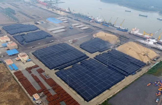 Kho nhôm khổng lồ ở Bà Rịa - Vũng Tàu.