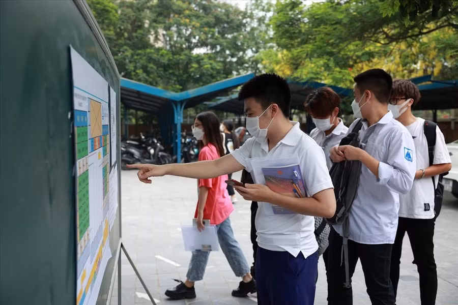 Kỳ thi tốt nghiệp THPT năm 2022 diễn ra trong 2 ngày, từ 7-8.7. Ảnh: Hải Nguyễn