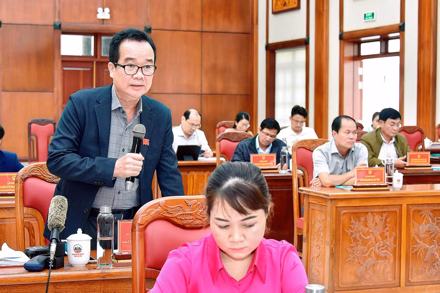 Ông Lưu Trung Nghĩa-Giám đốc Sở Nông nghiệp và PTNT tình trạng vi phạm pháp luật trong công tác quản lý bảo vệ rừng trên địa bàn tỉnh xảy ra nhiều. Ảnh: Đức Thụy 