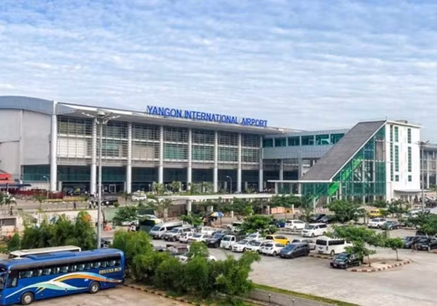 Quang cảnh sân bay quốc tế Yangon (Myanmar). Ảnh: TTXVN