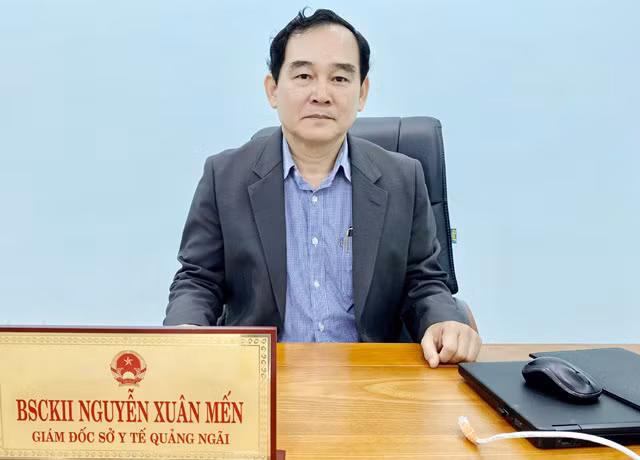 Ông Nguyễn Xuân Mến, nguyên Giám đốc Sở Y tế Quảng Ngãi, nay là Phó Chủ tịch MTTQ Ông Nguyễn Xuân Mến, nguyên Giám đốc Sở Y tế Quảng Ngãi, nay là Phó Chủ tịch MTTQ