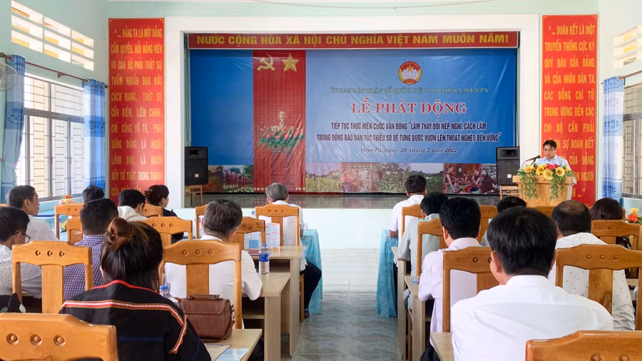 Quang cảnh lễ phát động. Ảnh: Nguyên Hương