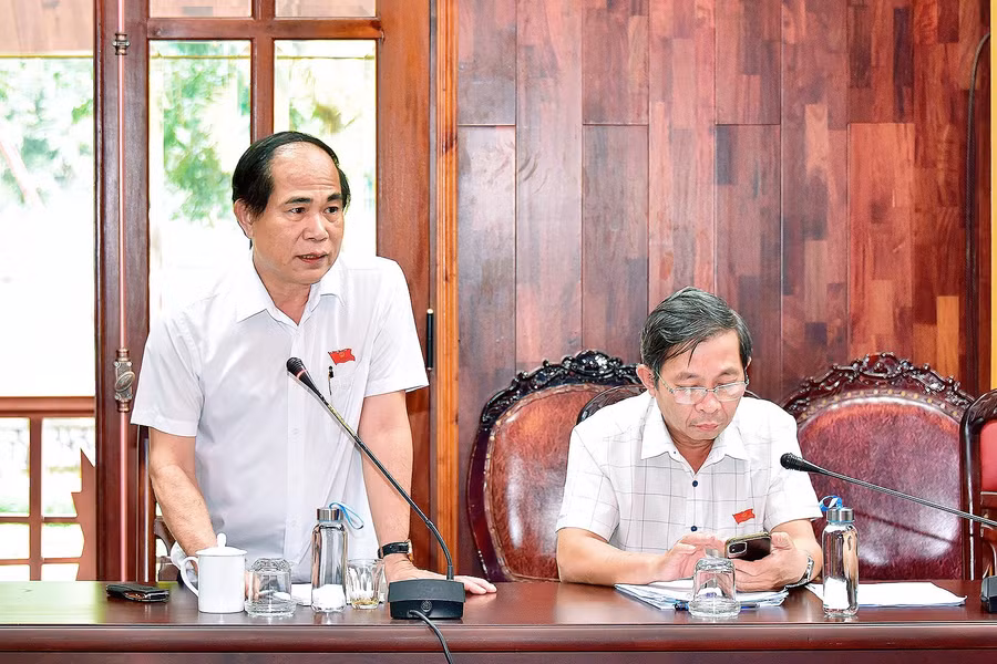 Phó Bí thư Tỉnh ủy, Chủ tịch UBND tỉnh Võ Ngọc Thành nêu lên những vướng mắc trong Quy hoạch tỉnh Gia Lai thời kỳ 2021-2030, tầm nhìn đến năm 2050; phê duyệt quy hoạch sử dụng đất giai đoạn 2021-2030. Ảnh: Đức Thụy