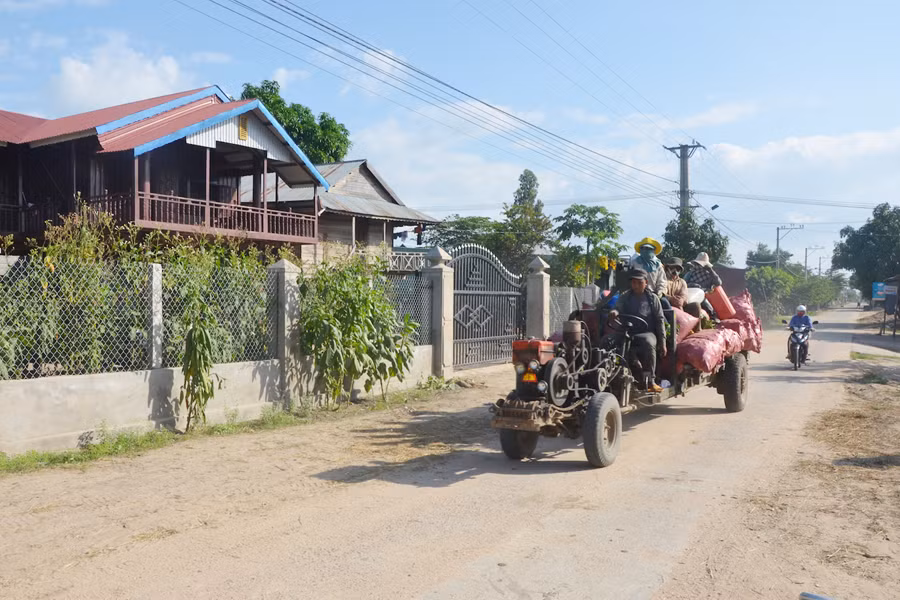 Diện mạo nông thôn ở huyện Ia Pa ngày càng khởi sắc. Ảnh: Đ.P