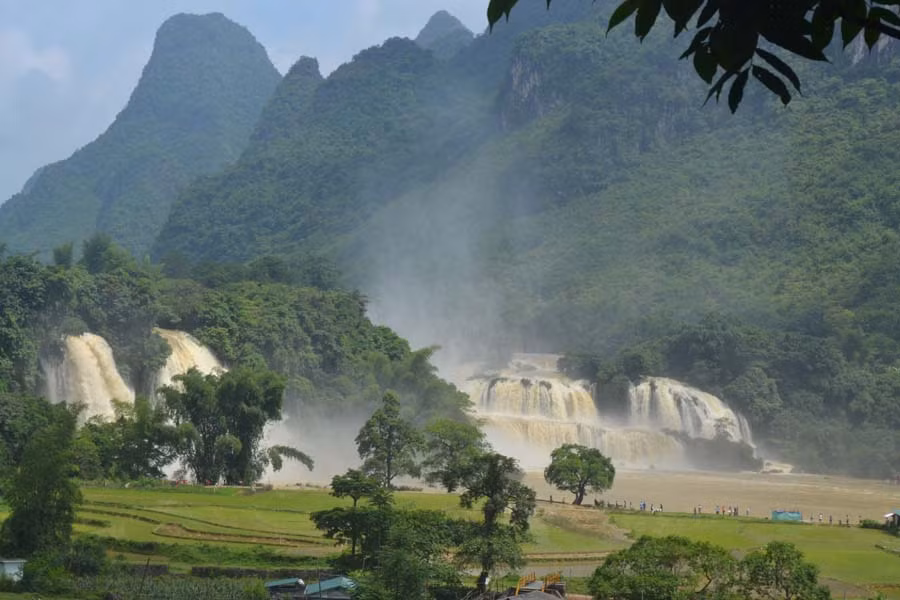 Thác Bản Giốc. Ảnh: Thanh Phong Thác Bản Giốc. Ảnh: Thanh Phong