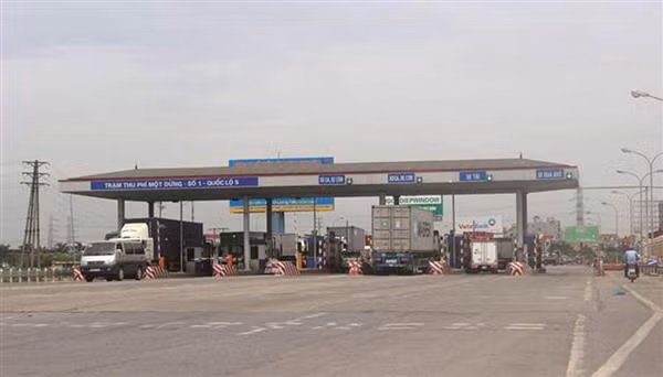 4/5 nhóm xe được giảm phí qua 2 trạm trên Quốc lộ 5.