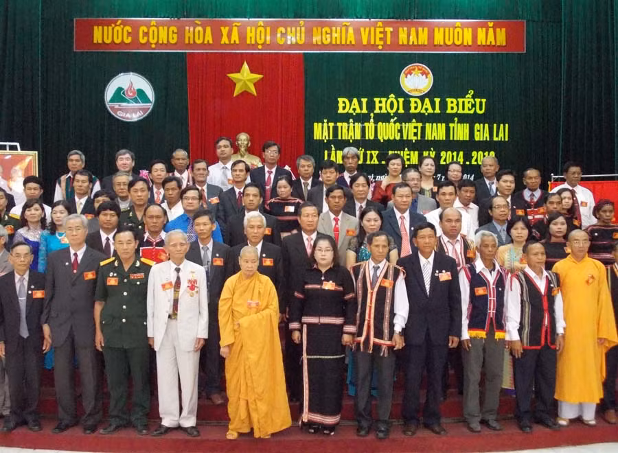  Ủy ban MTTQ tỉnh ra mắt tại Đại hội MTTQ tỉnh. Ảnh: T.N