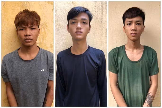 Ba thanh niên tham gia vụ cướp giật tài sản Ba thanh niên tham gia vụ cướp giật tài sản