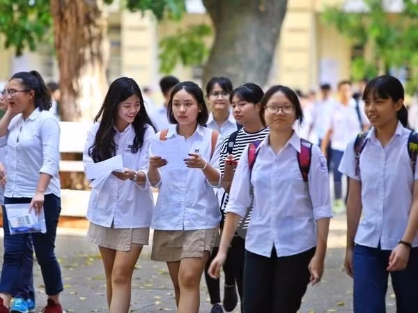  Thí sinh dự thi Trung học phổ thông quốc gia . (Ảnh: Minh Sơn/Vietnam+)